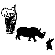 Gestaltbare Tiere Designs. Tiere und Wildtiere Designs und Illustra...