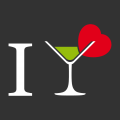 I love Cocktails T-Shirt. Selbst gestalte ein Trinken T-Shirt. Cocktail Design.