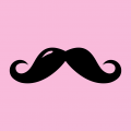 moustache T-Shirt. Selbst gestalte ein Schnurrbrte T-Shirt. Hipsters Design.