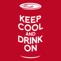 Trinken T-Shirt. Selbst gestalte ein Alkohol T-Shirt. Keep Calm Design.