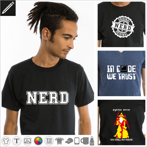 Gestalte dein Nerd T-Shirt