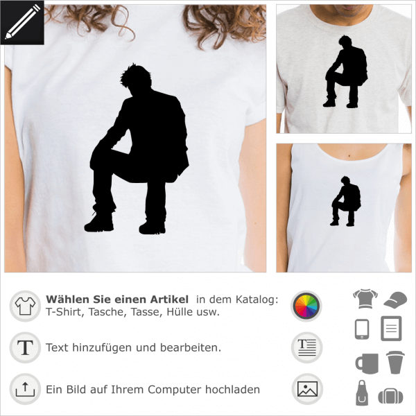 sad keanu Figur, personalisierbarer Internet Meme fr T-Shirt Druck.