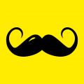 Schnurrbrte T-Shirt. Selbst gestalte ein Hipster T-Shirt. Moustache Design.