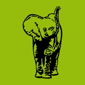 Baby-Elefant Design fr T-Shirt Druck