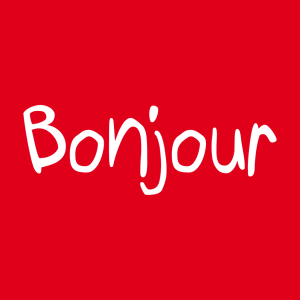 Anpassbares Bonjour Designs fr T-Shirt Druck