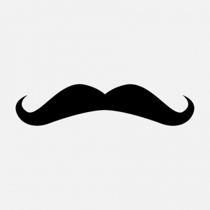 Moustache und Schnurrbart Design fr T-Shirt Druck