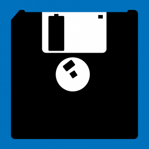 Floppy Disk T-Shirt zu gestalten. Retrogaming Designs fr T-Shirt Druck.