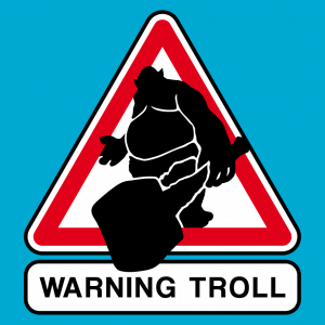 Troll Design fr T-Shirt Druck