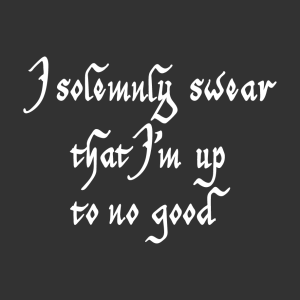 I solemnly swear Design fr T-Shirt Druck