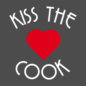 Kiss the cook Schrze zu gestalten. Barbecue Designs fr Schrze Druck.