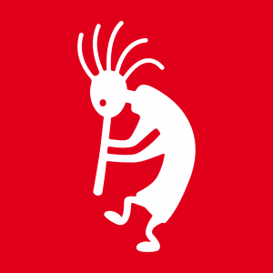 Symbol und Kokopelli Design