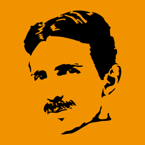 Nikola Tesla Design fr T-Shirt Druck