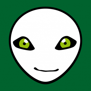 Alien T-Shirt zu gestalten. Ufo Designs fr T-Shirt Druck.