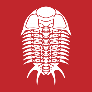 Fossil T-Shirt zu gestalten. Trilobit Designs fr T-Shirt Druck.