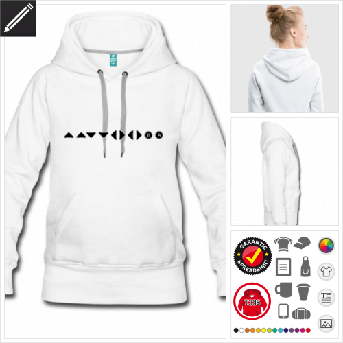 Konami Hoodie personalisieren