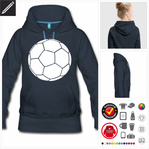 Frauen Ball Hoodie zu gestalten