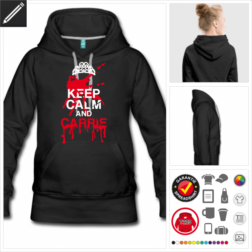 Frauen Humor Hoodie online zu gestalten