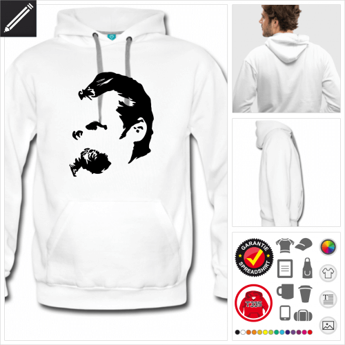 Autor sweatshirt personalisieren