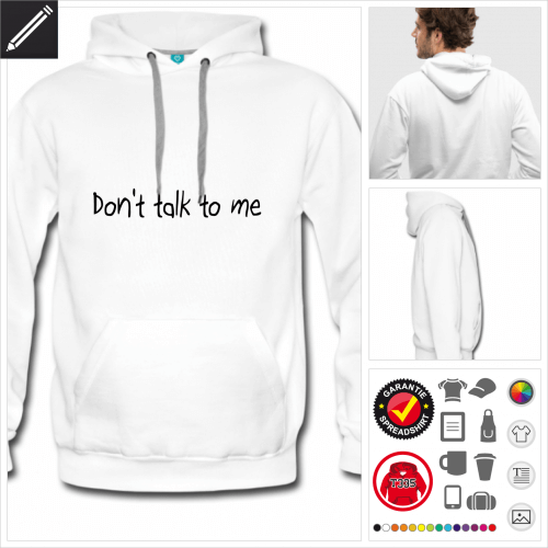 Mnner Humor Hoodie personalisieren