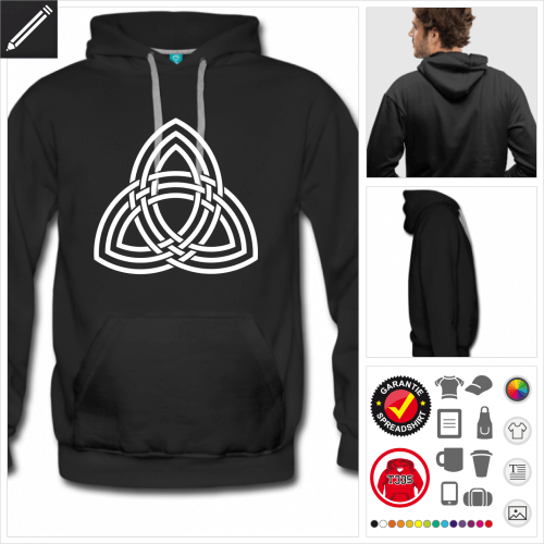 Wikinger Hoodie online zu gestalten