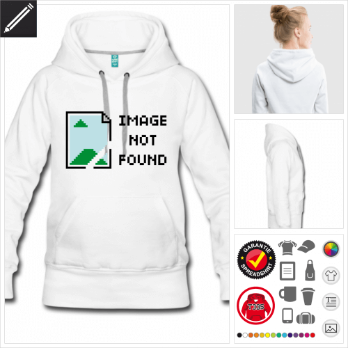 Image not found Kapzenpullover zu gestalten