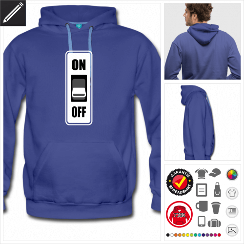 Geek Sweatshirt fr Mnner zu gestalten