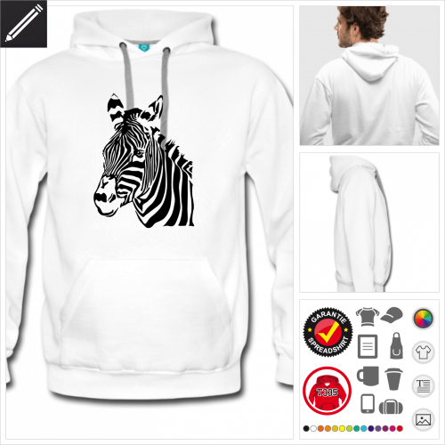 Tiere Hoodie online gestalten