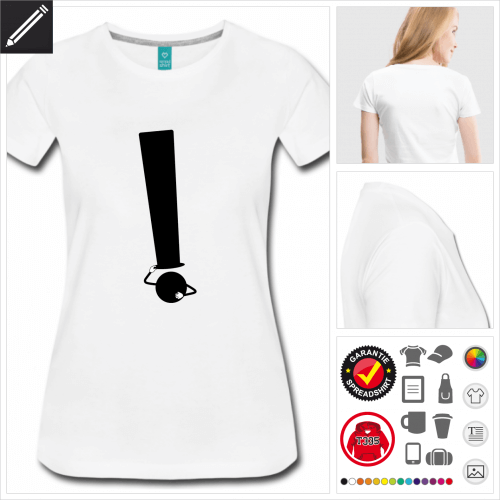 Frauen Hut T-Shirt selbst gestalten. Druck ab 1 Stuck