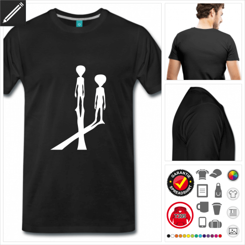 Mnner X Files T-Shirt online zu gestalten