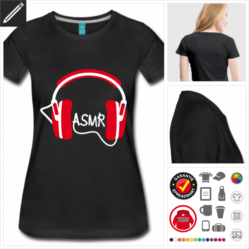 Asmr Kurzarmshirt personalisieren