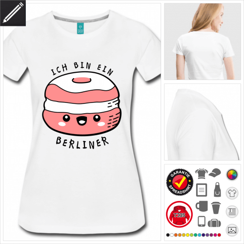 basic Ich bin ein Berliner T-Shirt personalisieren