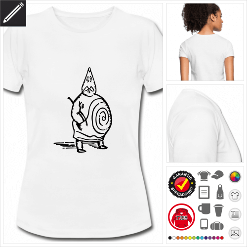 weisses Ubu T-Shirt online gestalten