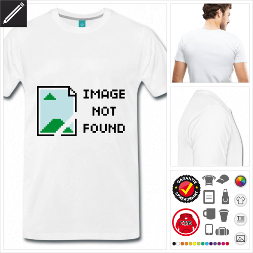 Mnner Image not found T-Shirt online zu gestalten