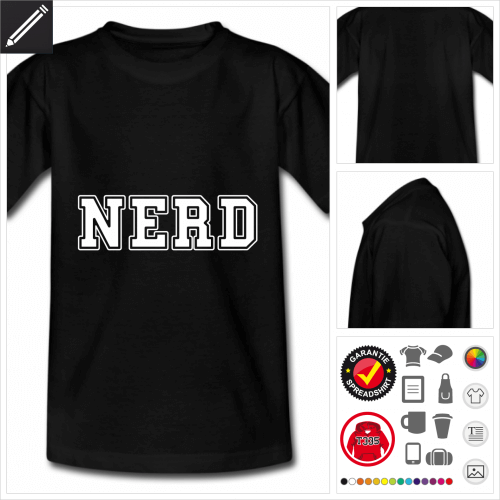 Geek Kurzarmshirt online Druckerei, hhe Qualitt