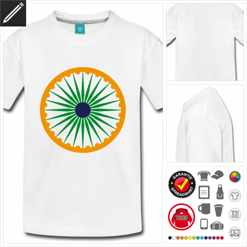Teenager Chakra T-Shirt online gestalten
