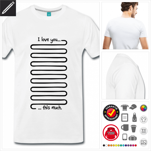 Mnner Sprche T-Shirt selbst gestalten