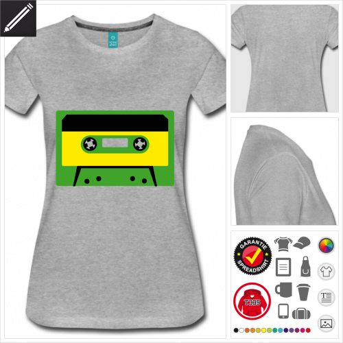 Vintage T-Shirt selbst gestalten. Online Druckerei