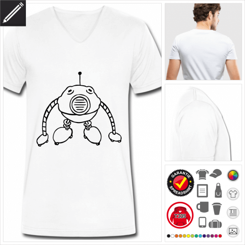 Mnner Nerd T-Shirt selbst gestalten. Druck ab 1 Stuck