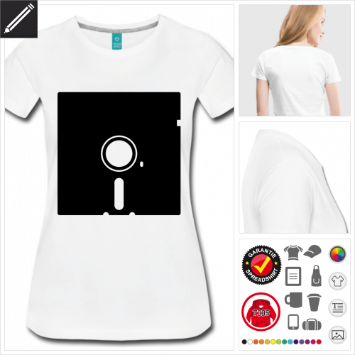 Retrogaming T-Shirt selbst gestalten. Online Druckerei