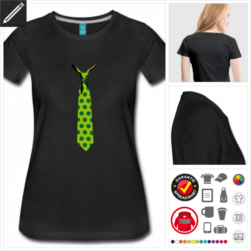 basic Krawatte T-Shirt online Druckerei, hhe Qualitt