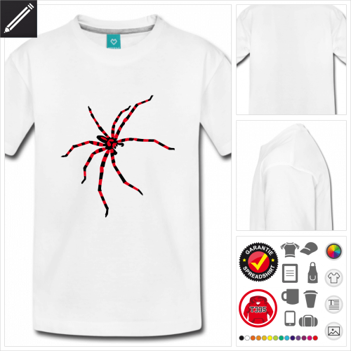 basic Spinne T-Shirt online Druckerei, höhe Qualität