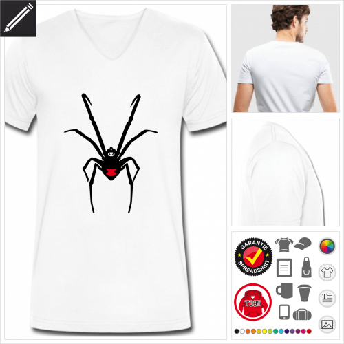 Spinne T-Shirt online Druckerei, hhe Qualitt