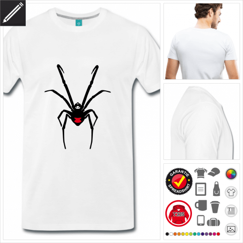 Mnner Spinne T-Shirt zu gestalten