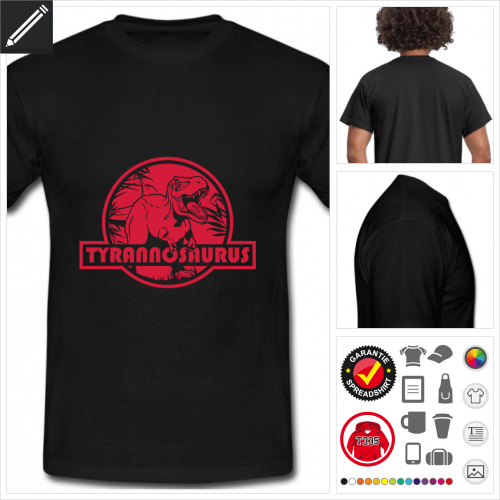 T-Rex Kurzarmshirt online gestalten