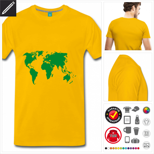 basic Karte T-Shirt online Druckerei, hhe Qualitt