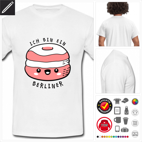 basic Ich bin ein Berliner T-Shirt zu gestalten