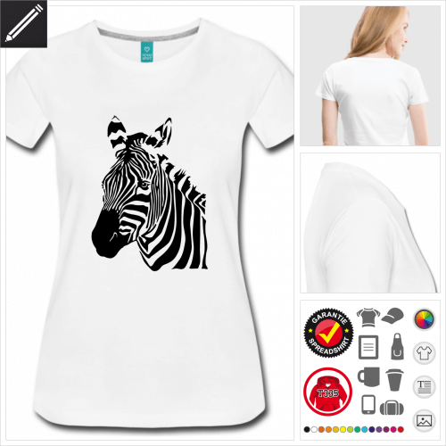 Frauen Tiere T-Shirt online gestalten