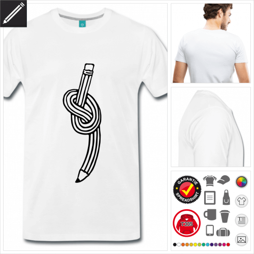 basic Bleistift T-Shirt online gestalten