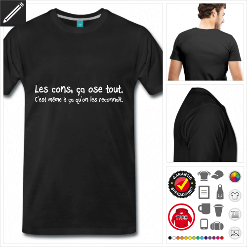 Zitat T-Shirt online zu gestalten