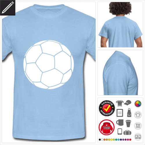 basic Fuball Weltmeisterschaft T-Shirt online zu gestalten